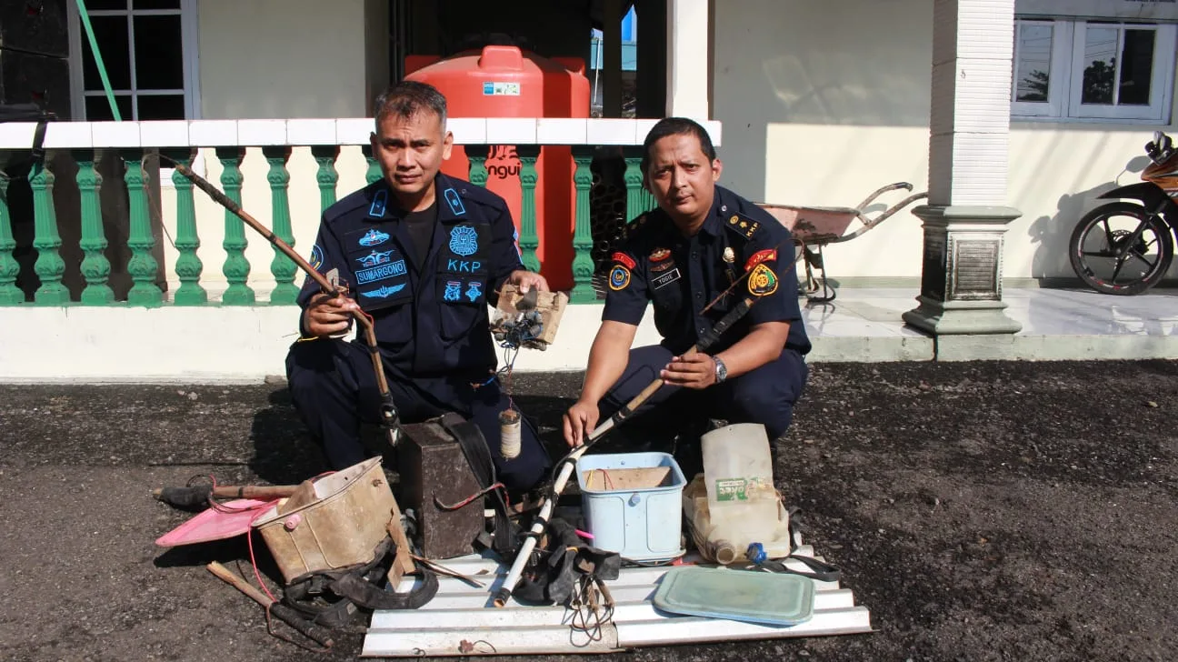 IMG 20250516 WA0015 Stasiun PSDKP Cilacap Musnahkan Alat Setrum Ikan di Wilayah Banyumas