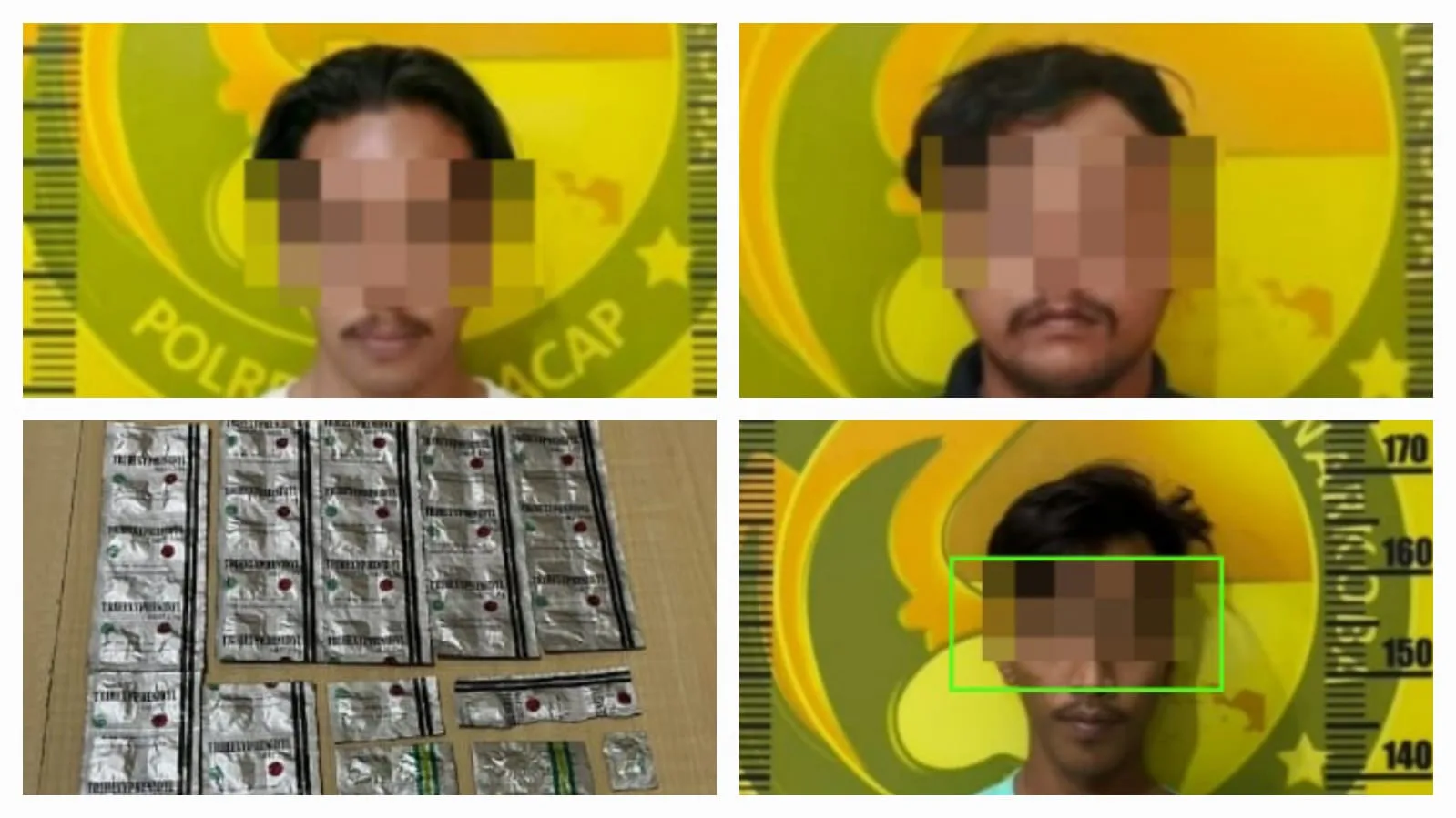 img 20250715 wa0012 Edarkan Obat Terlarang, Tiga Pria di Cilacap Diciduk Polisi