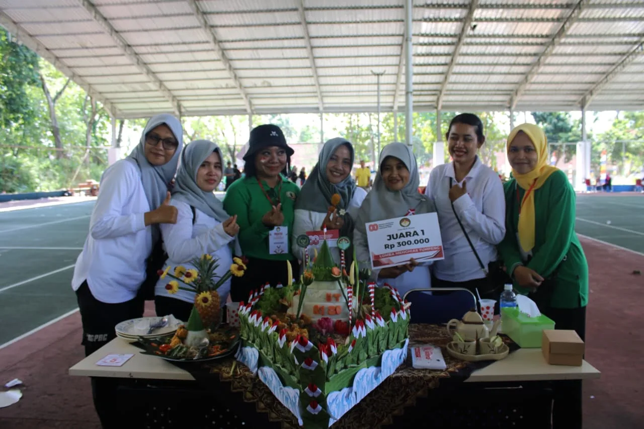 img 20250816 wa0043 Meriah! DWP Lapas Nirbaya Raih Juara 1 Lomba Hias Tumpeng