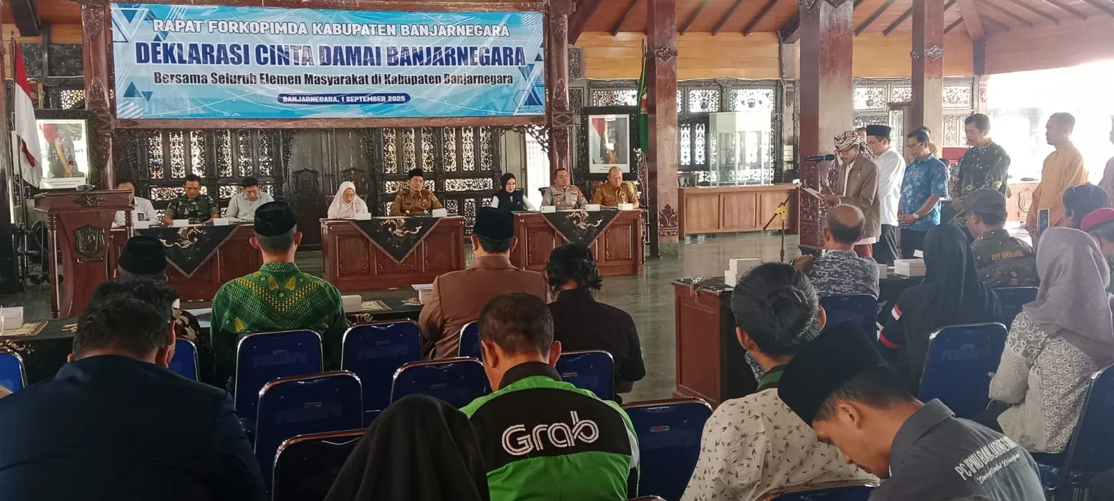 whatsapp image 2025 09 01 at 15.28.13 Gelar Rakor, Forkompimda Banjarnegara Lakukan Deklarasi Damai