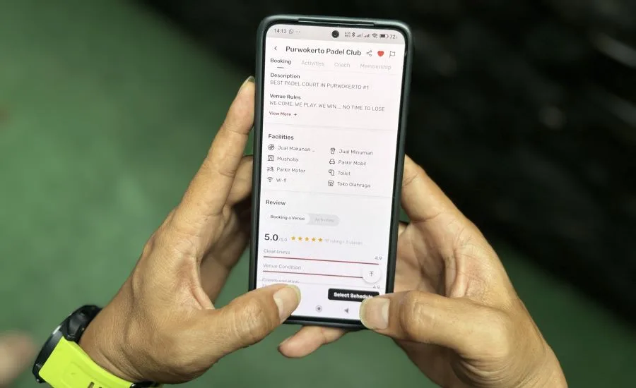 booking lapangan padel