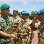 kembali Tuntaskan Misi Perdamaian di Kongo, 423 Personel Batalyon 406/Candra Kusuma Kembali ke Purbalingga