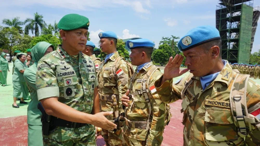 kembali Tuntaskan Misi Perdamaian di Kongo, 423 Personel Batalyon 406/Candra Kusuma Kembali ke Purbalingga