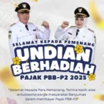 pajak Bapenda Banyumas Umumkan Pemenang Undian Berhadiah Pajak PBB-P2 2025, Ini Nama-namanya