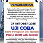 sirine BPBD Cilacap Beberkan Akan Ada Uji Coba Sirine Peringatan Dini Tsunami