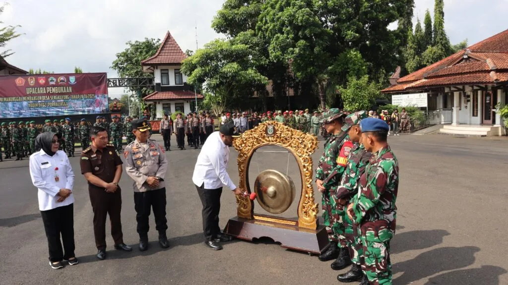 tmmd purbalingga TMMD di Purbalingga Bakal Bangun Akses Jalan Baru Sepanjang 144 Meter