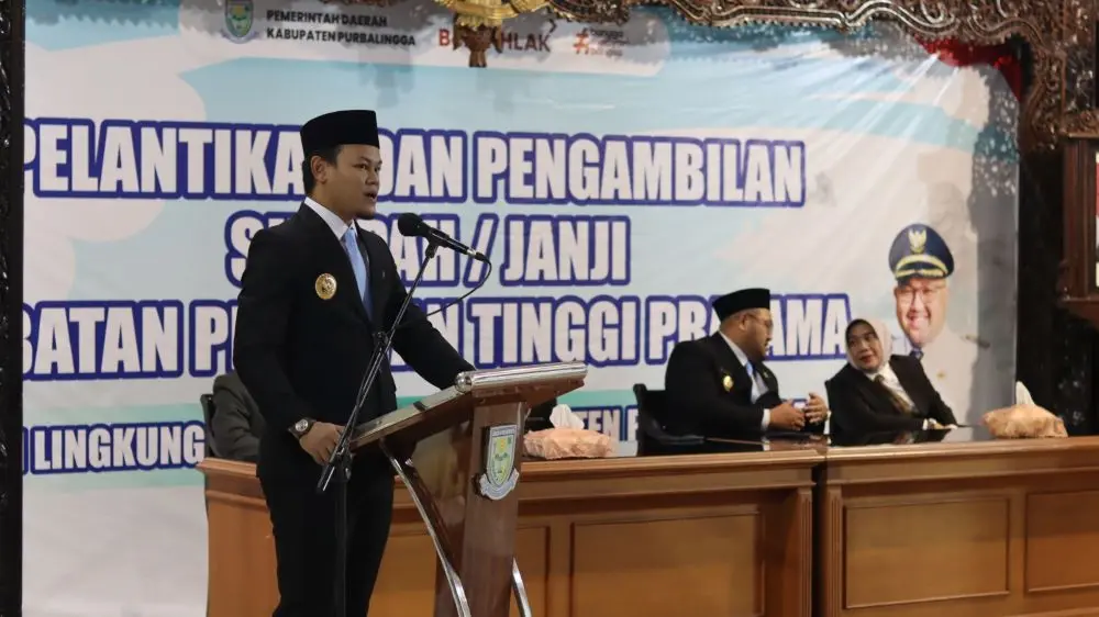 bupati fahmi myu 5 Jabatan Kepala OPD Kosong , Bupati Purbalingga Akan Lakukan Seleksi Terbuka