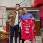 hamzah dan tasdi Mantan Ketua PSSI Purbalingga Dukung Kebangkitan Persibangga, Begini Katanya