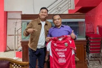 hamzah dan tasdi Mantan Ketua PSSI Purbalingga Dukung Kebangkitan Persibangga, Begini Katanya