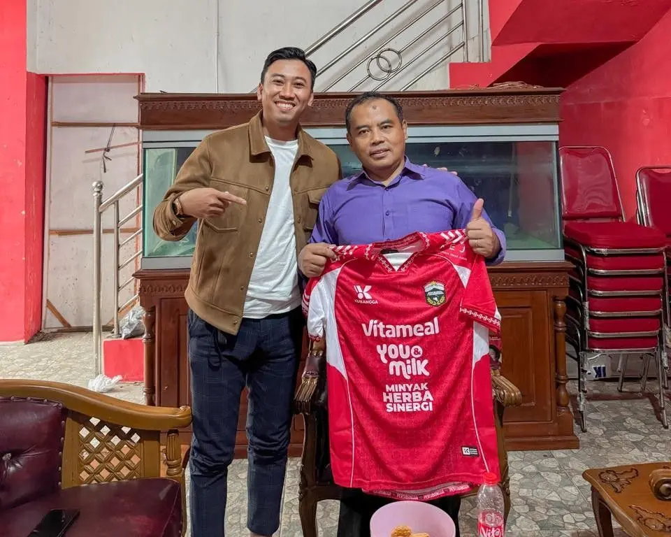 hamzah dan tasdi Mantan Ketua PSSI Purbalingga Dukung Kebangkitan Persibangga, Begini Katanya