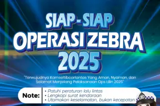 Operasi Zebra Candi 2025 kembali digelar di wilayah Jawa Tengah, termasuk Kabupaten Banyumas.