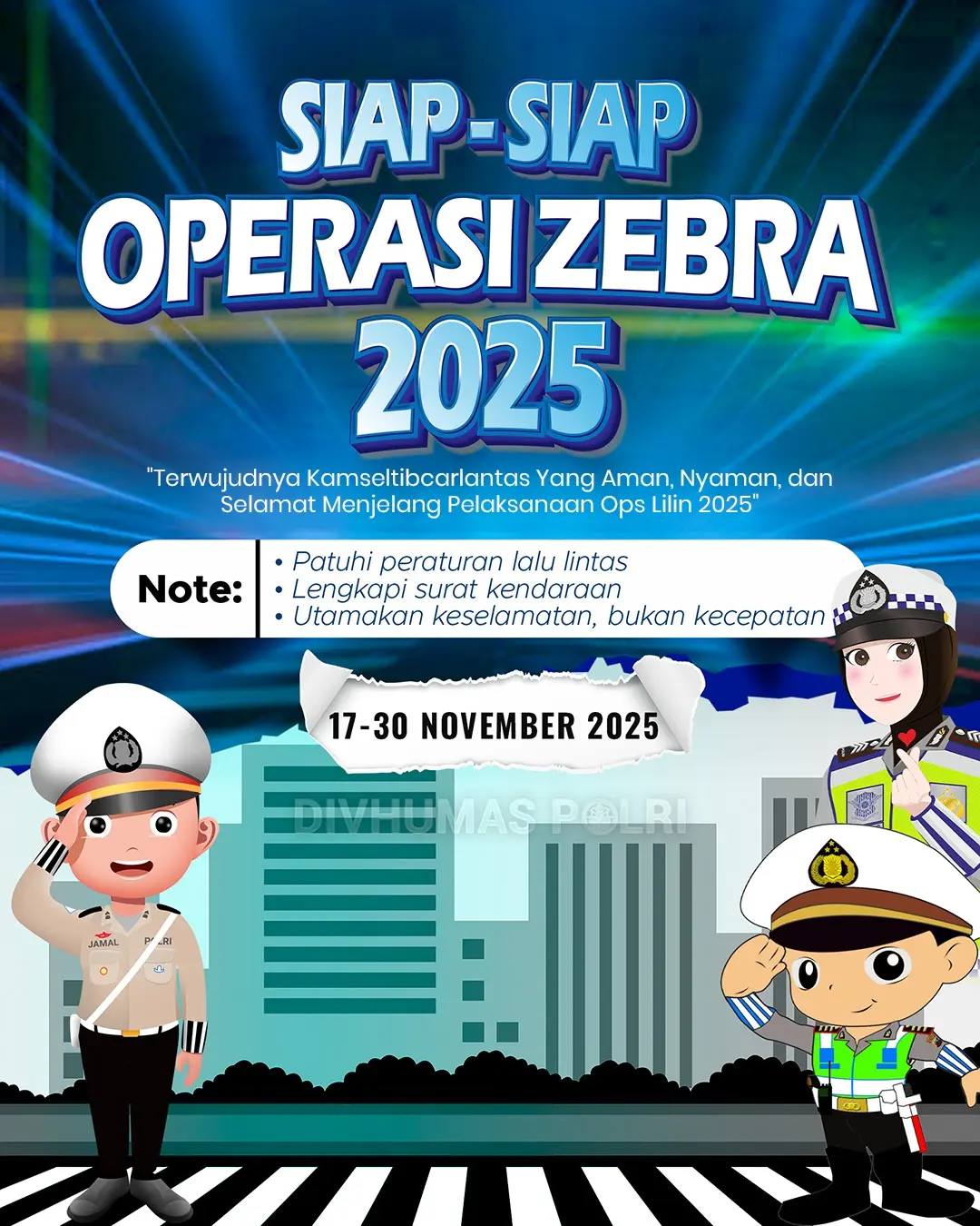 Operasi Zebra Candi 2025 kembali digelar di wilayah Jawa Tengah, termasuk Kabupaten Banyumas.