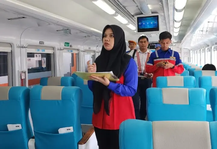 Petugas Daop 5 Purwokerto, Rampcheck Standar Pelayanan Minimum untuk memastikan kelaikan serta kesiapan fasilitas di stasiun dan di dalam kereta api