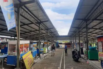 Pedagang Purbalingga Food Centre sepi