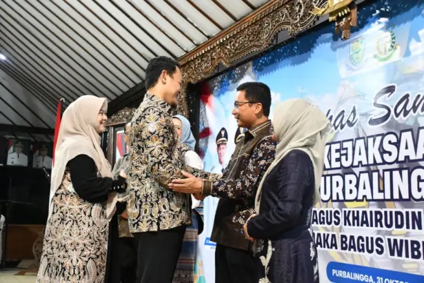 sambut Djaka Bagus Wibisana Jabat Kajari Purbalingga, Bupati Fahmi Sampaikan Pesan Ini
