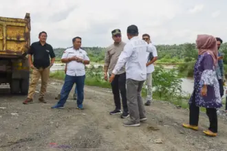 Ketua DPRD Purbalingga HR Bambang Irawan pimpin sidak Galian C.
