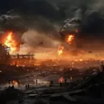 Ilustrasi situasi perang. Musuh bagi orang beriman