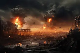 Ilustrasi situasi perang. Musuh bagi orang beriman