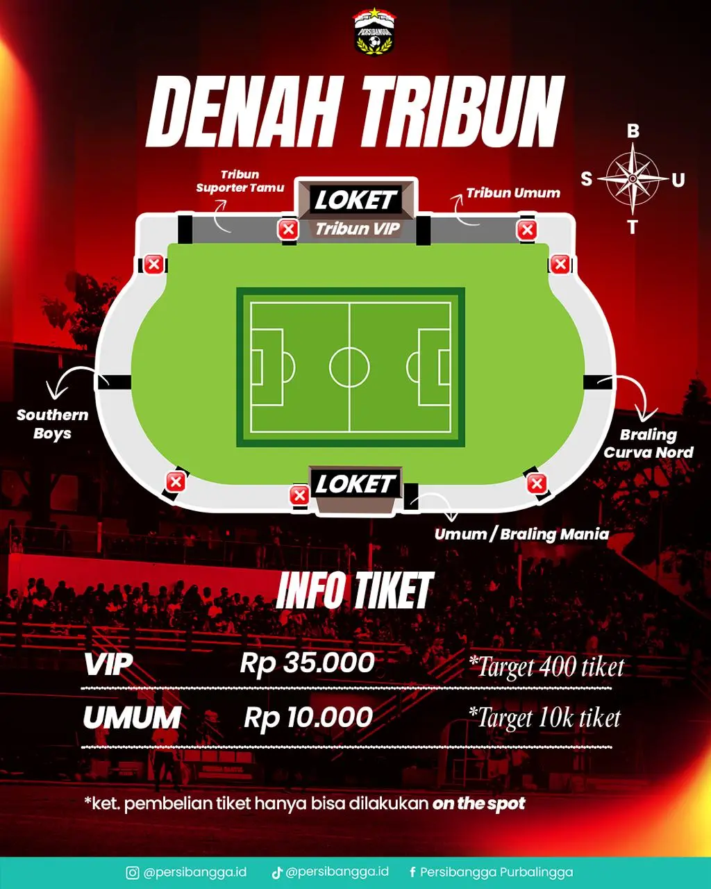 whatsapp image 2025 11 04 at 20.25.32 1 Ini Harga Tiket Laga Ujicoba Persibangga Vs Persak, Ayo Ramaikan Stadion Goentoer Darjono