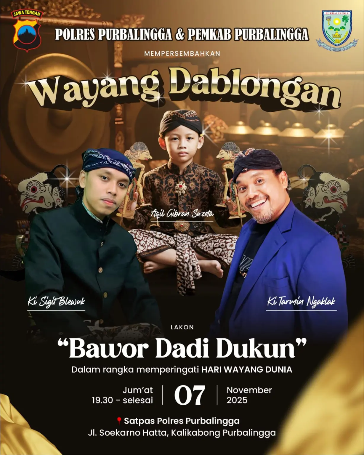 whatsapp image 2025 11 05 at 12.58.21 Wayang Dablongan Digelar di Purbalingga, Ada Sigit Blewuk dan Tarmin Ngaklak, Catat Tanggalnya
