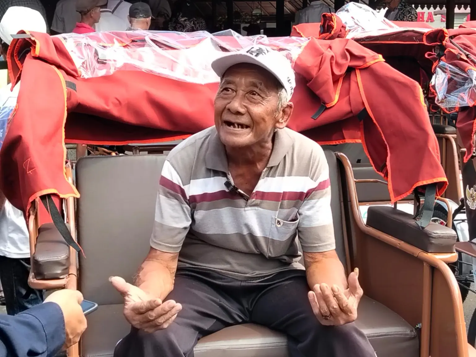 Becak Listrik bantuan presiden prabowo subianto