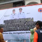 Ribuan butir telur asin Brebes, diberangkatkan oleh Pemerintah Kabupaten Brebes menuju daerah bencana di Sumatera dan Aceh.