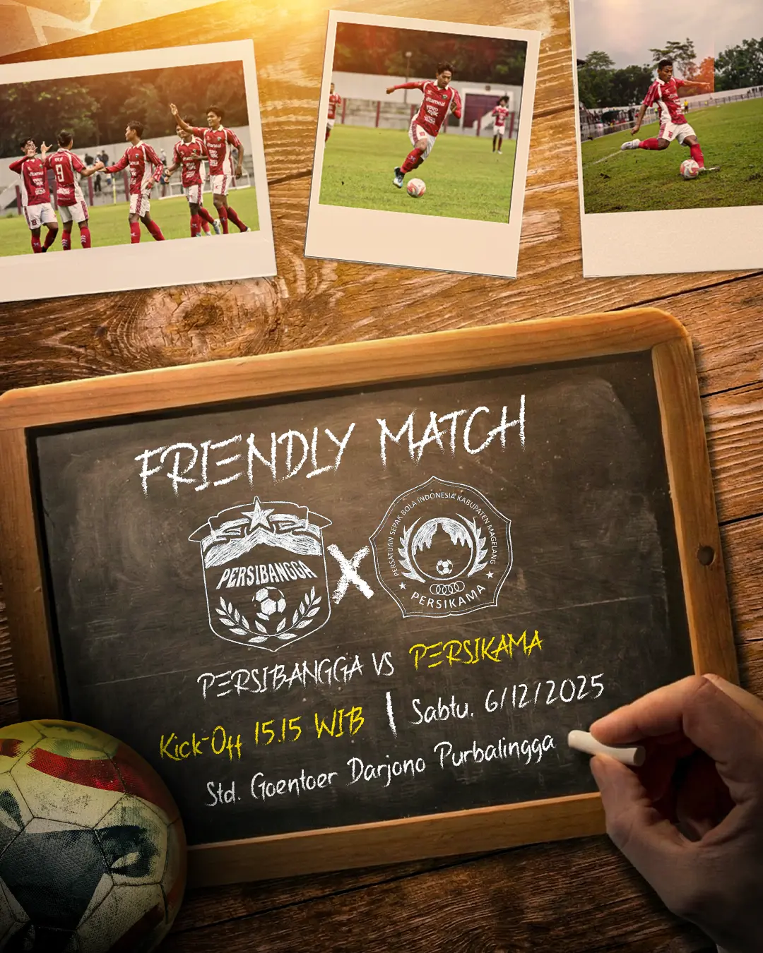 Persibangga Gelar Ujicoba