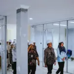 Bupati Banyumas Sadewo Tri Lastiono saat melakukan monitoring sejumlah proyek Pemkab Banyumas, Rabu (03/12/2025).