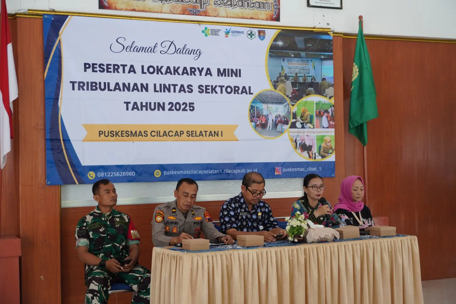 Puskesmas Cilacap Selatan I menggelar Lokakarya Mini Tribulan IV pada Kamis (05/12/2025) di Pendopo Kecamatan Cilacap Selatan