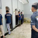 Komitmen Nyata Program Bersinar, Rutan Banyumas Gelar Tes Urine Massal. (Foto: Rutan Kelas IIB Banyumas)