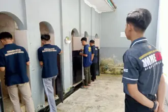 Komitmen Nyata Program Bersinar, Rutan Banyumas Gelar Tes Urine Massal. (Foto: Rutan Kelas IIB Banyumas)