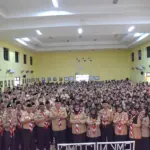 Suasana Pelantikan pembina dan pelatih pramuka oleh Wabup Banyumas Dwi Asih Lintarti, Selasa (09/12/2025).