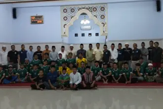 Tim Wijayakusuma FC Cilacap menggelar kegiatan doa bersama Senin (22/1/2025) di Masjid Al-Amin, Jalan Tidar, Cilacap. (Foto: Tim Wijayakusuma FC)