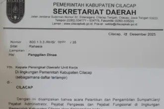 Surat sekda cilacap
