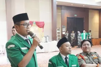 Ketua Pimpinan Cabang (PC) GP Ansor Banyumas, Rachmat Kurniawan.