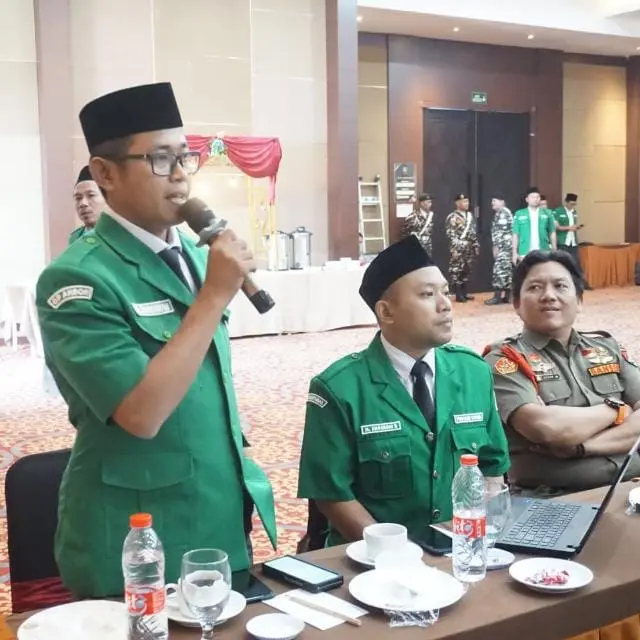 Ketua Pimpinan Cabang (PC) GP Ansor Banyumas, Rachmat Kurniawan.