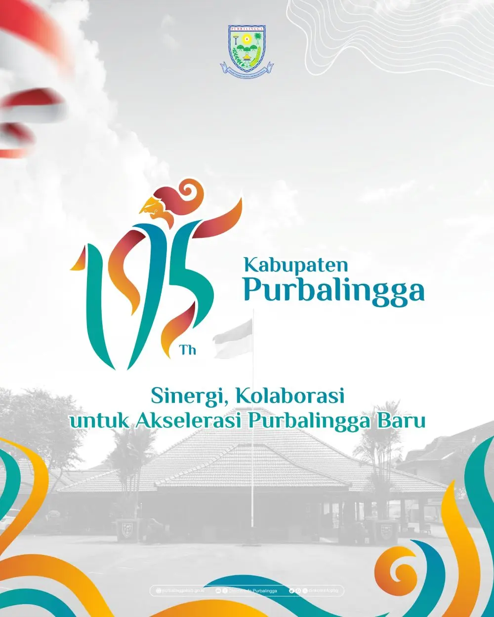 Logo Hari Jadi ke-195 Kabupaten Purbalingga