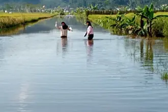 Luapan sungai langit Kalibening banjarnegara