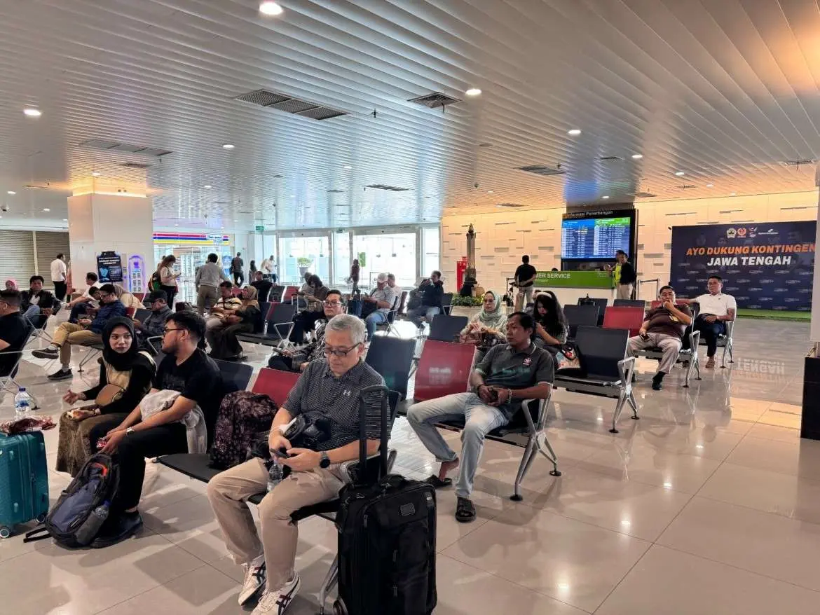 Suasana di Bandara Ahmad Yani Semarang
