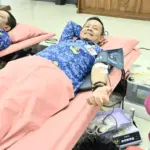 Donor darah PGRI Banjarnegara