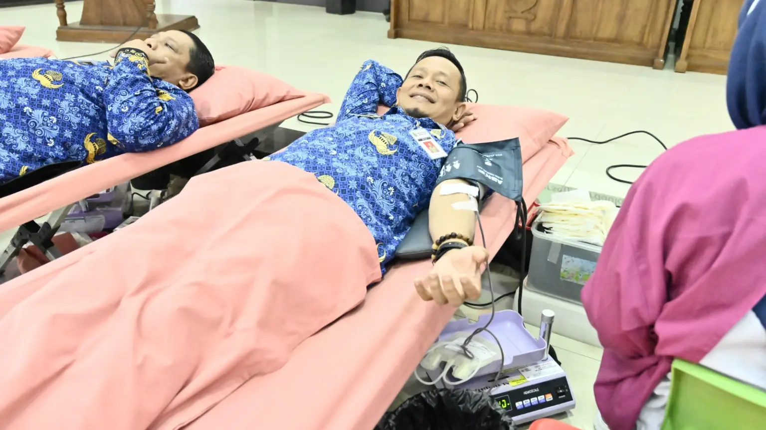 Donor darah PGRI Banjarnegara