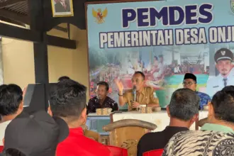 Pemdes Onje Sosialiasi Terbuka Penyaluran Bansos