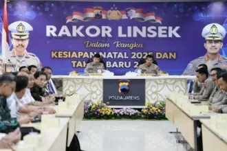 Polda Jateng Rakor Pengamanan Natal dan Tahun Baru