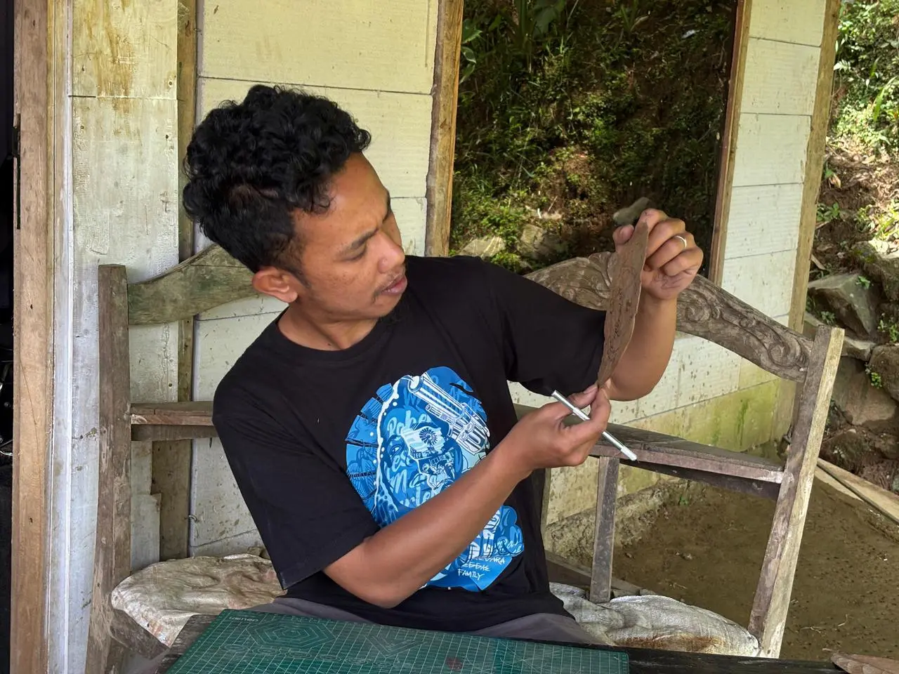 Proses daun nangak kering