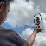 Karya seni dari daun nangka kering