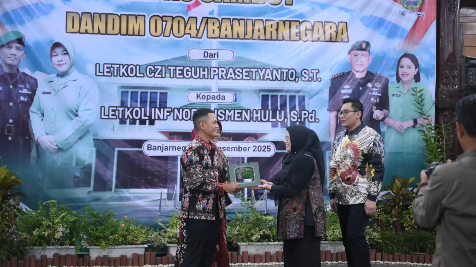 Pisah sambut Dandim 0704 Banjarnegara