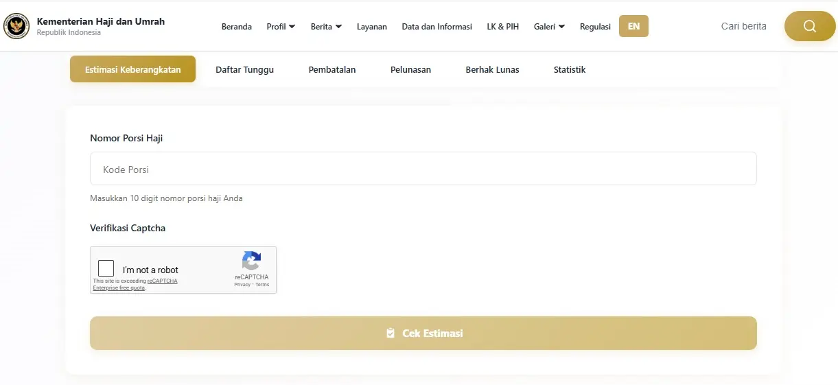 Kuota Haji 2026