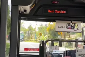 Suasana di dalam Trans Banyumas yang saat ini terdapat empat koridor. (Foto: Dok Seputar Banyumas)