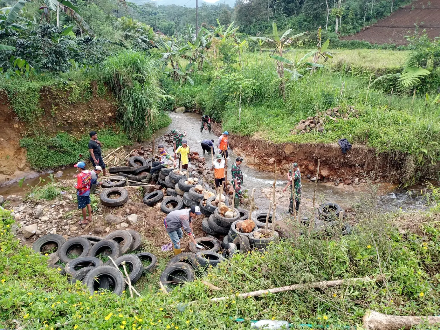 sungai ladu Kalibening banjarnegara