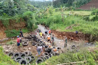 sungai ladu Kalibening banjarnegara